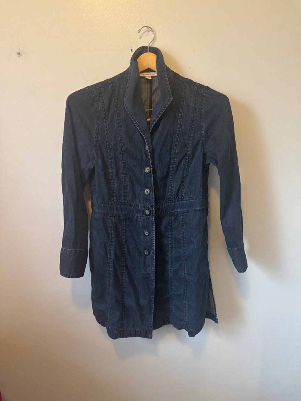 Coldwater Creek lightweight denim jacket with pockets